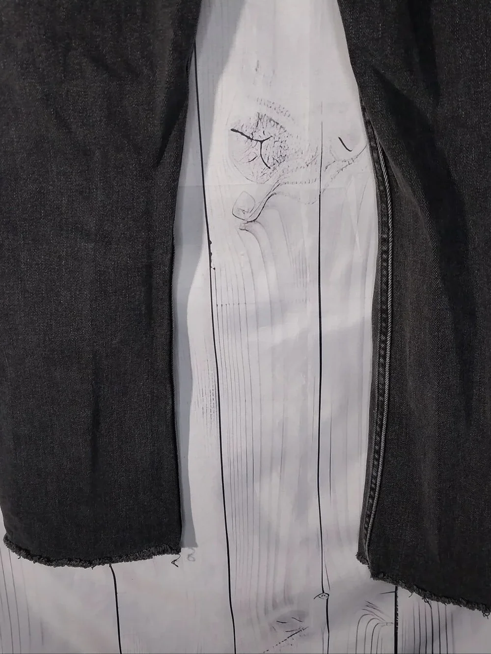 Everlane The Cheeky Bootcut High-Rise Raw Hem Casual Retro Boho Preppy Jeans - Picture 8 of 8